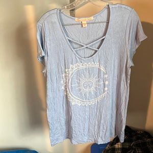 Blue moon and sun tee